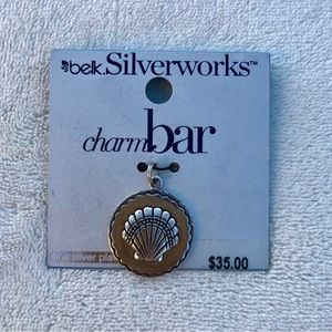 New Sea shell charm Belks Silverworks Silver Plated